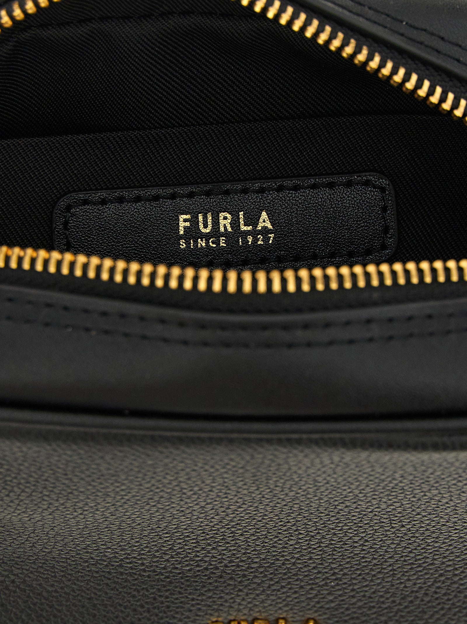 Furla Black Calfskin Handbag
