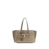 Brunello Cucinelli Beige Calf Leather Bos Taurus Shoulder Bag