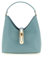 Furla Blue Calfskin Handbag