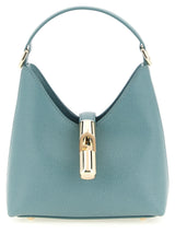 Furla Blue Calfskin Handbag