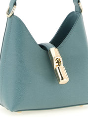 Furla Blue Calfskin Handbag
