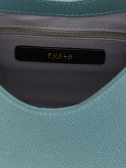 Furla Blue Calfskin Handbag