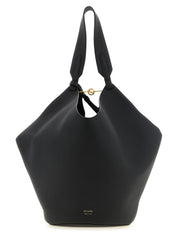 Black Calfskin Tote Bag