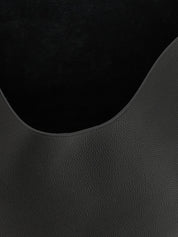 Black Calfskin Tote Bag