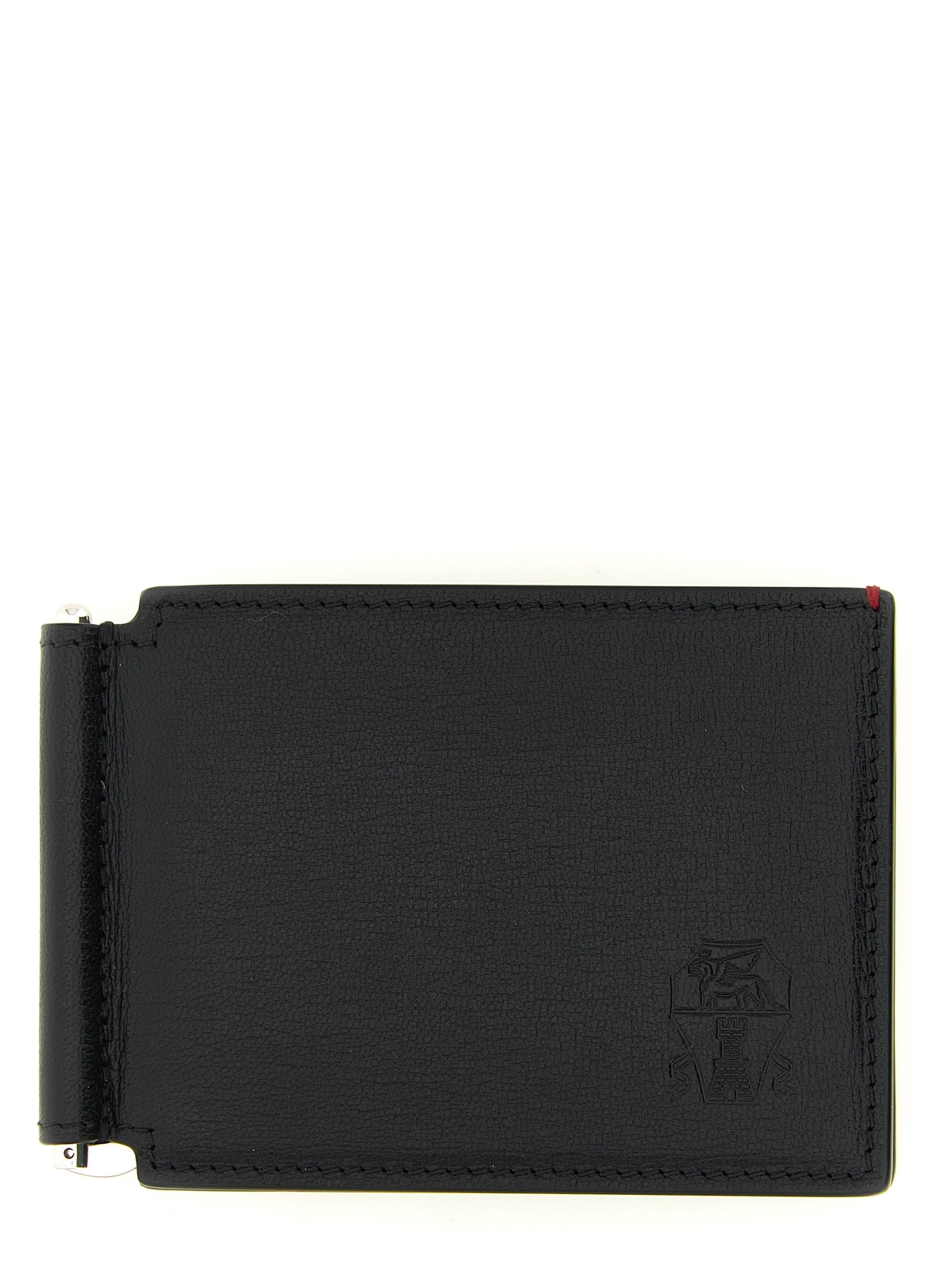 Black Goatskin Money Clip