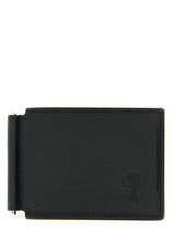 Black Goatskin Money Clip