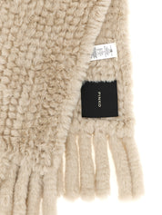 Gray Polyester Scarf