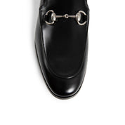 Gucci Black Calfskin Slip-On Loafers