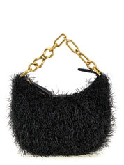 Black Polyester Handbag