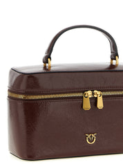 PINKO Brown Calfskin Handbag