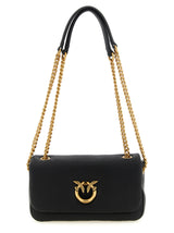 Black Lamb Leather Shoulder Bag