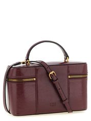 PINKO Bordeaux Calfskin Handbag