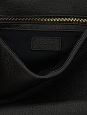 Black Lamb Leather Shoulder Bag