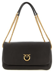 Brown Lamb Leather Shoulder Bag