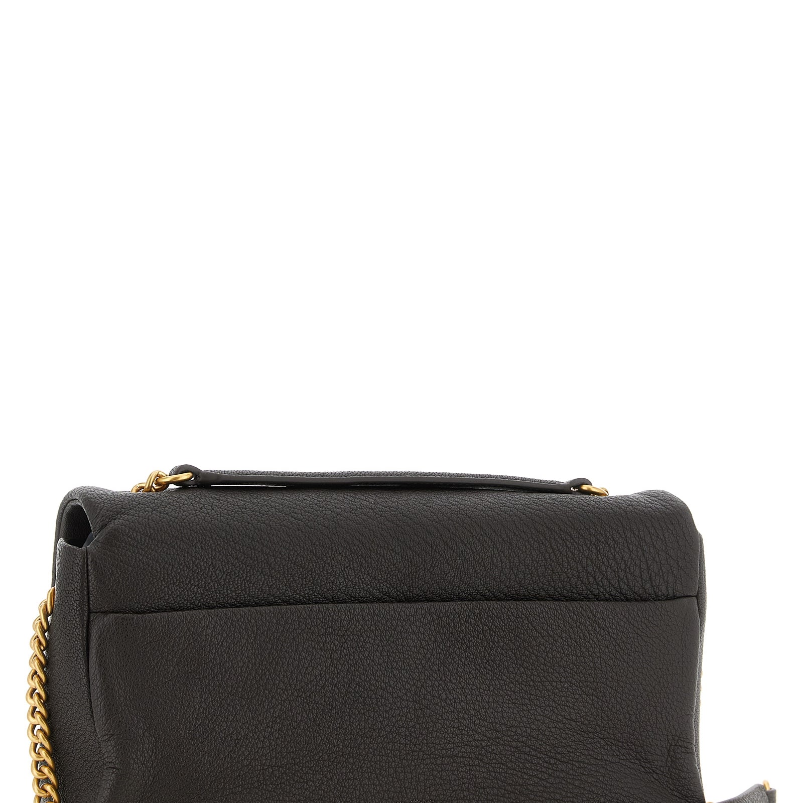 PINKO Brown Lamb Leather Shoulder Bag PINKO