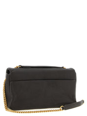 Brown Lamb Leather Shoulder Bag