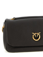 Brown Lamb Leather Shoulder Bag