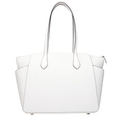 White Leather Shoulder Bag