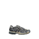 New Balance Silver Polyester Athletic Sneakers