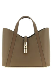Furla Gray Calfskin Tote Bag