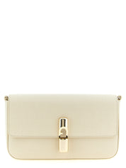 White Calfskin Crossbody Bag