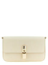 White Calfskin Crossbody Bag