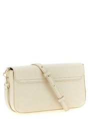 White Calfskin Crossbody Bag