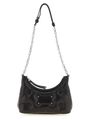 Black Lamb Leather Crossbody Bag