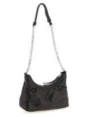 Black Lamb Leather Crossbody Bag