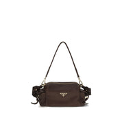 Prada Brown Napa Leather / Calf Bos Taurus Shoulder Bag