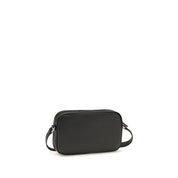 Valentino Garavani Black Calf Leather Bos Taurus Shoulder Bag