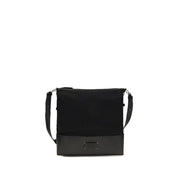 Black Calf Leather Bos Taurus Shoulder Bag