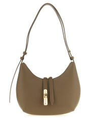Furla Beige Calfskin Shoulder Bag