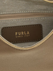 Furla Beige Calfskin Shoulder Bag