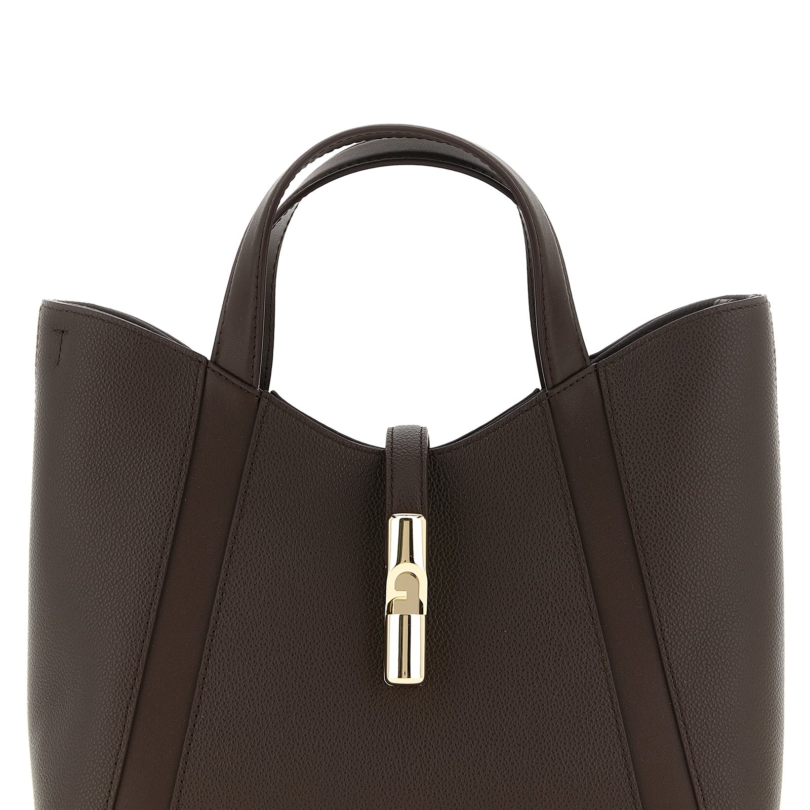 Furla Brown Calfskin Tote Bag Furla