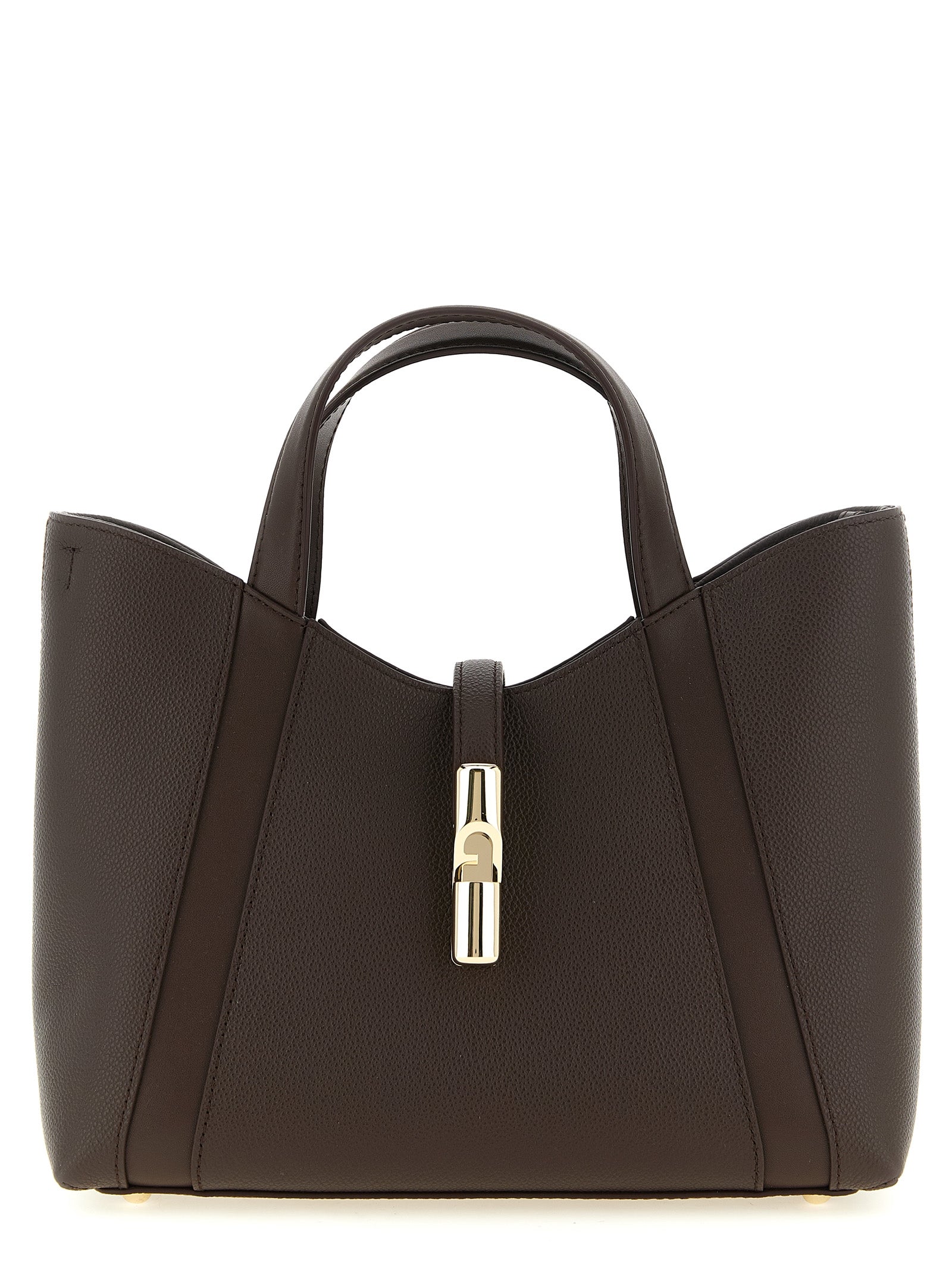 Furla Brown Calfskin Tote Bag Furla