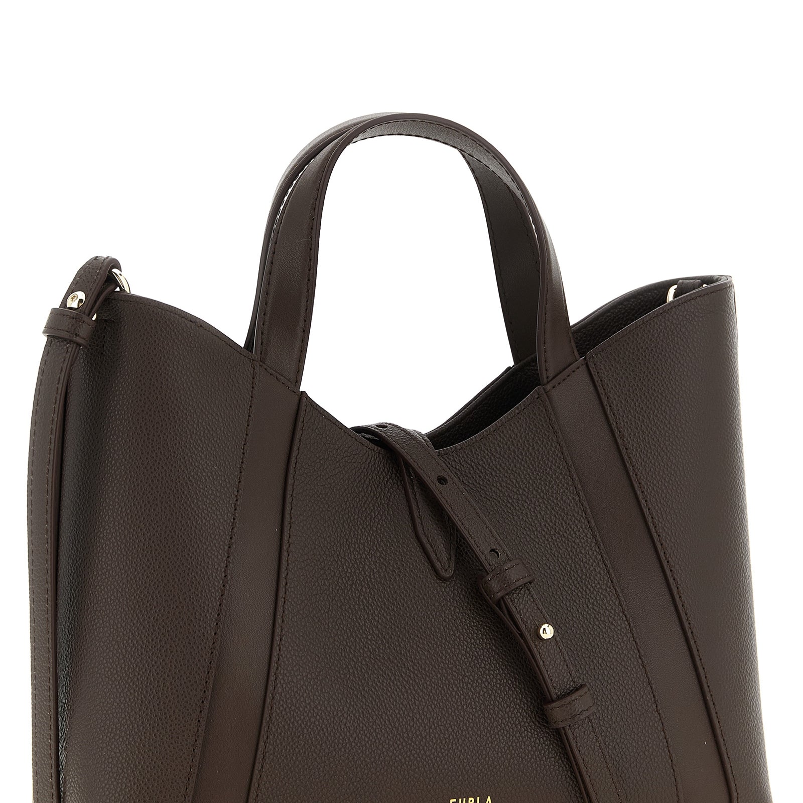 Furla Brown Calfskin Tote Bag Furla