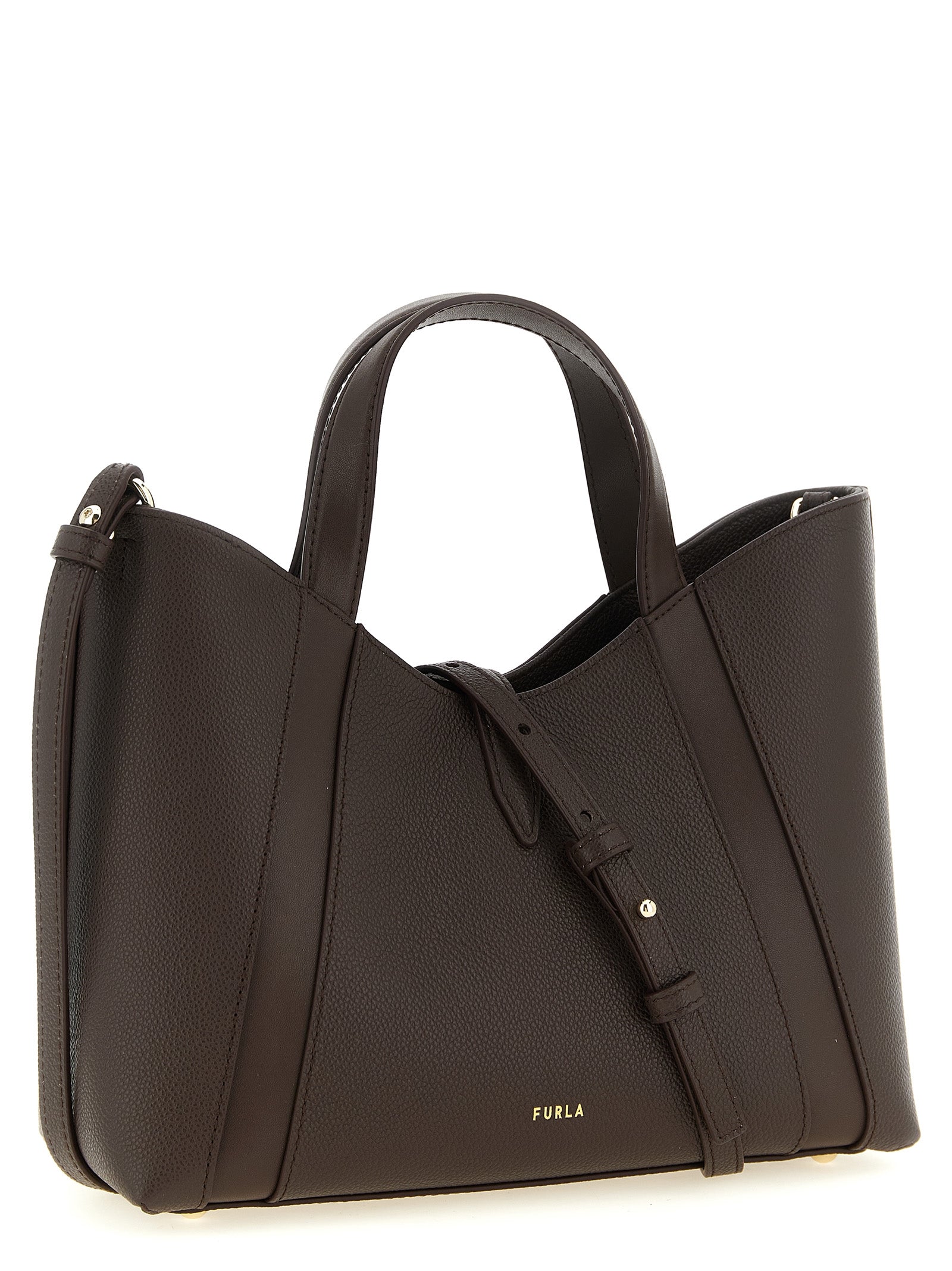 Furla Brown Calfskin Tote Bag Furla