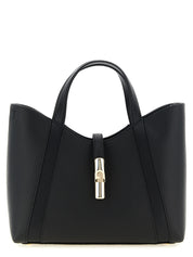 Furla Black Calfskin Tote Bag