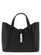 Furla Black Calfskin Tote Bag