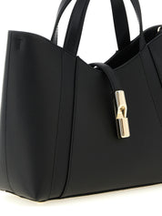Furla Black Calfskin Tote Bag