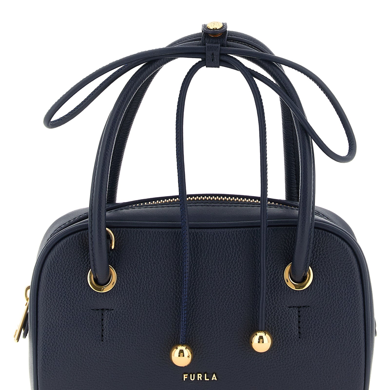 Furla Blue Calfskin Handbag Furla