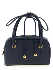 Furla Blue Calfskin Handbag