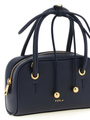 Furla Blue Calfskin Handbag