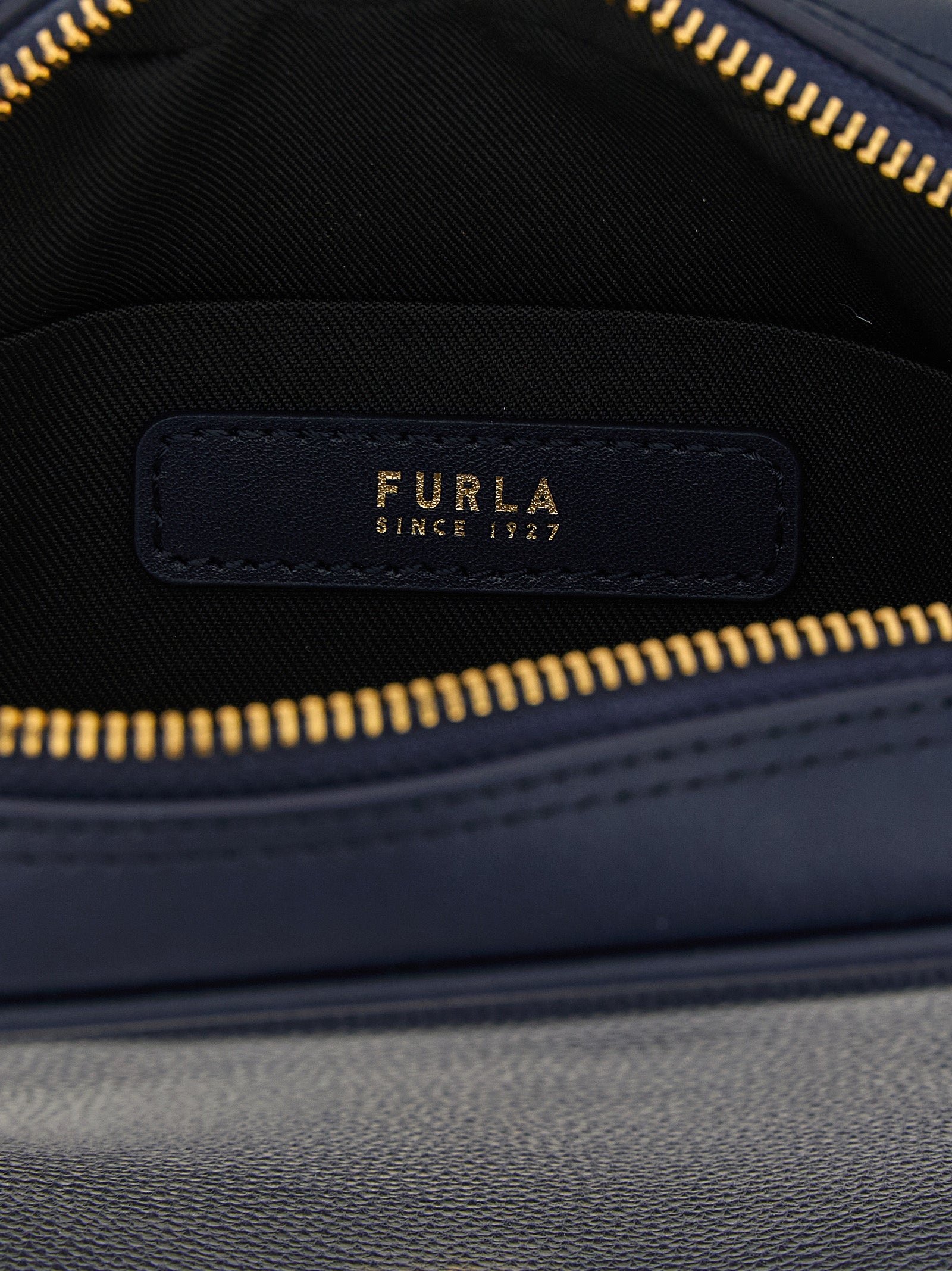 Furla Blue Calfskin Handbag