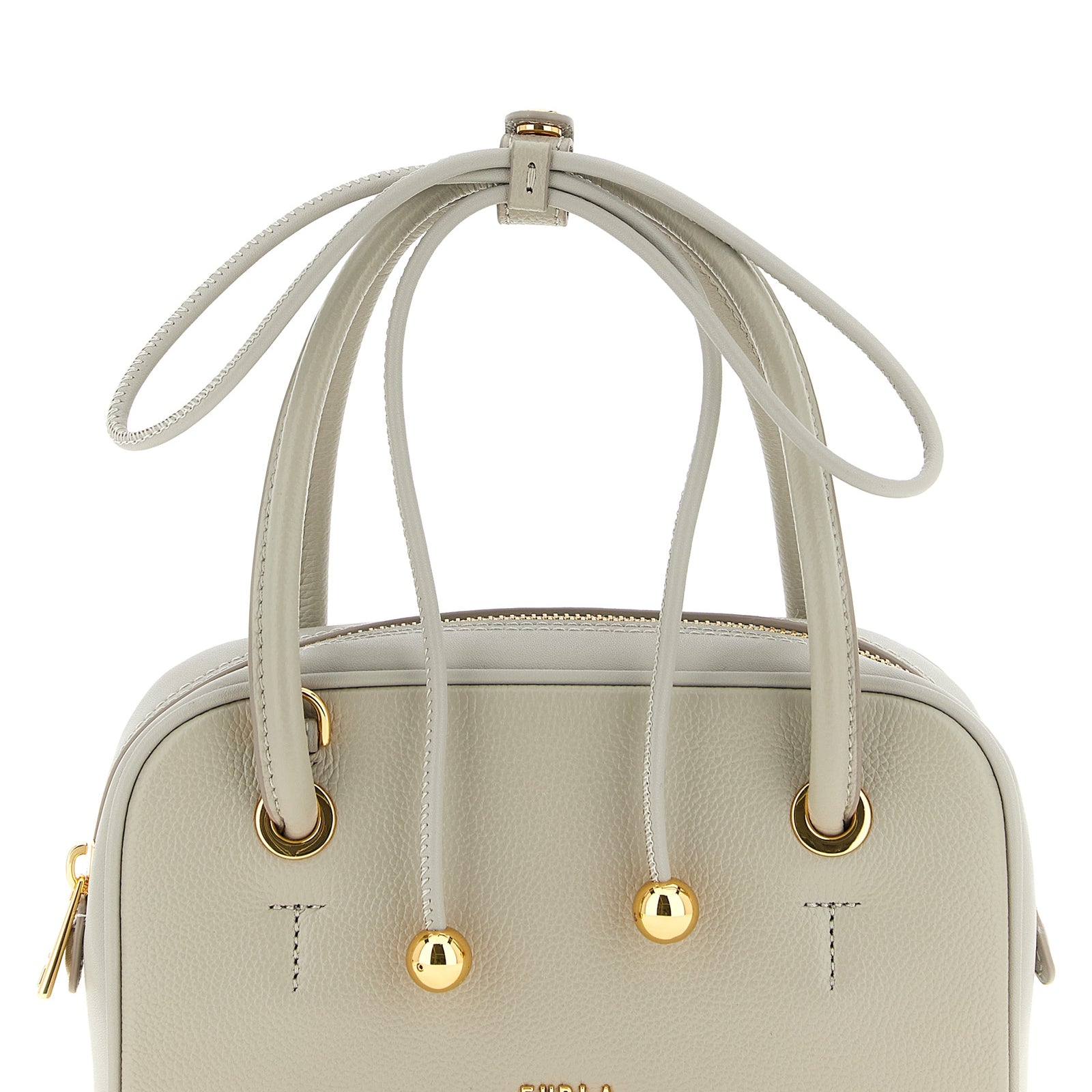 Furla Gray Calfskin Handbag Furla