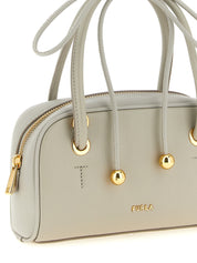 Furla Gray Calfskin Handbag