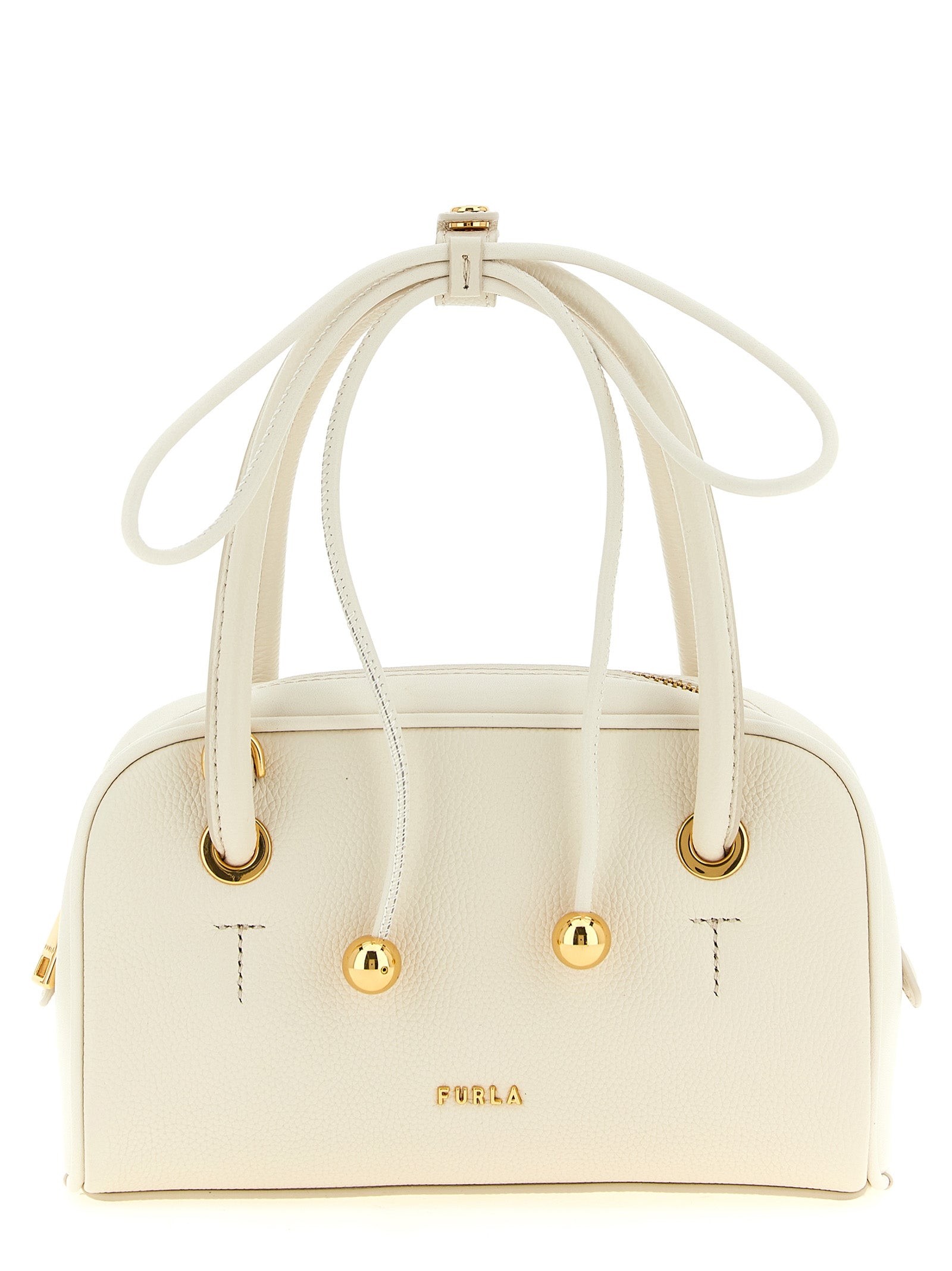Furla White Calfskin Handbag