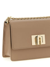 Furla Beige Calfskin Crossbody Bag