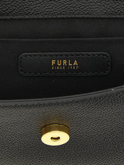 Furla Black Calfskin Handbag